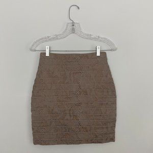 EXPRESS Women's Snakeskin Skirt